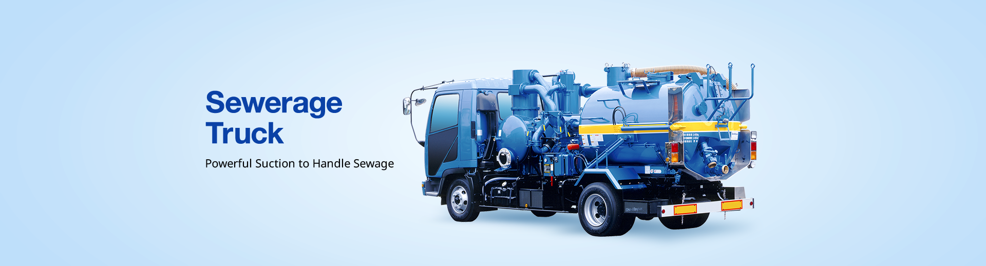 Sewerage Truck Powerful Suction to Handle Sewage