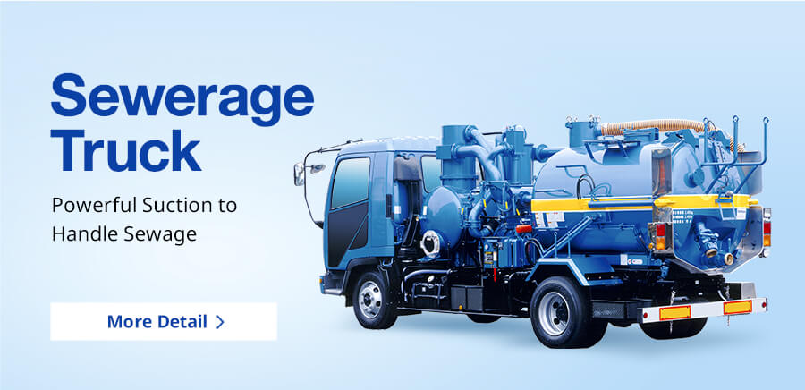 Sewerage Truck Powerful Suction to Handle Sewage