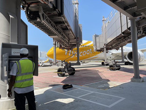 Achieving remote operated Autonomous PBB at Changi Airport (Image courtesy of CAG)