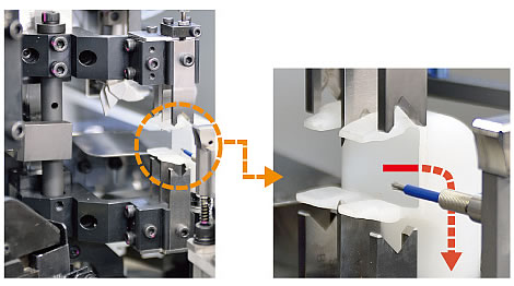 Knockout structure + suction photo