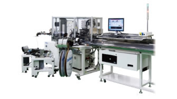 Photo of the TRD401WPA double-seal insertion double-end automatic wire terminating machine