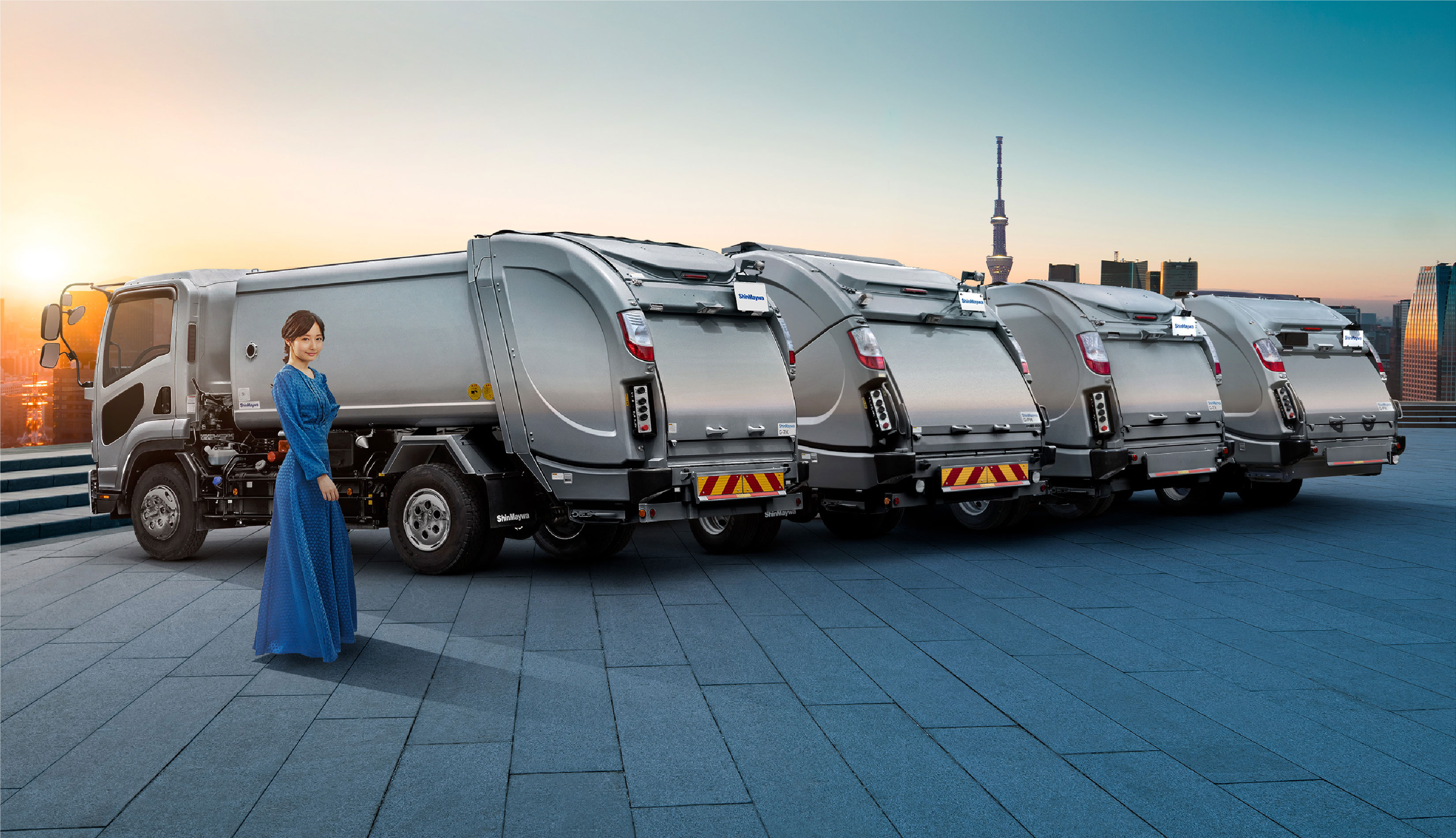 最新鋭2～4トン車級フルラインナップ！