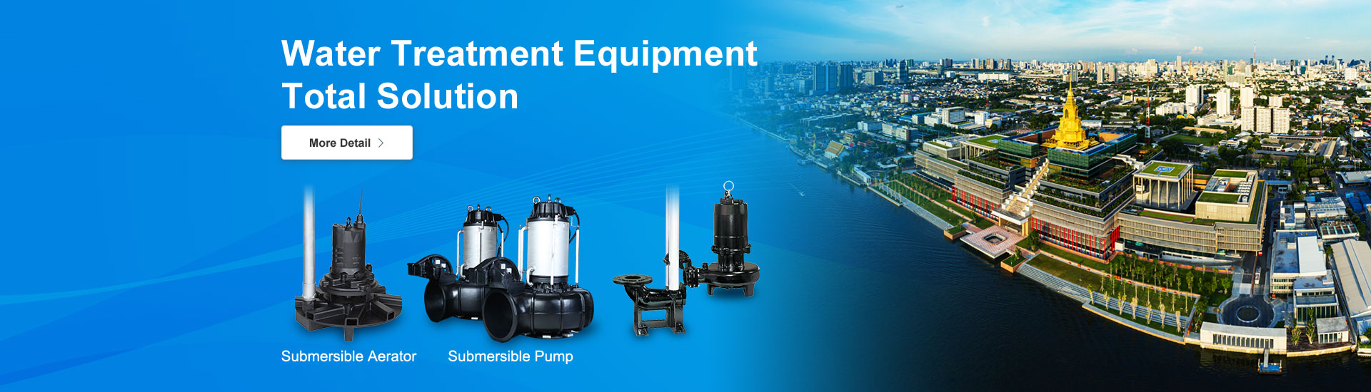 Water Treatment Equipment Total Solution Submersible Aerator Submersible Pump More Detail