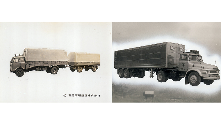 7tフルトレーラ、アルミバントレーラの生産開始