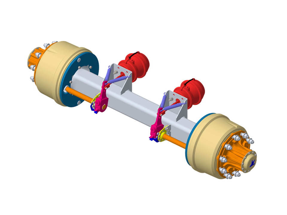 車軸（アクスル）は、トレーラの「心臓部」