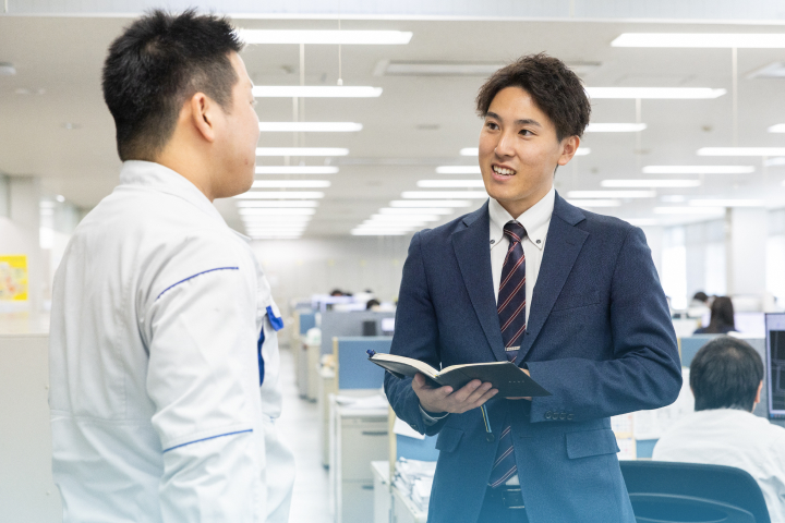 新明和グループの安定基盤で、安心してキャリアを築く。